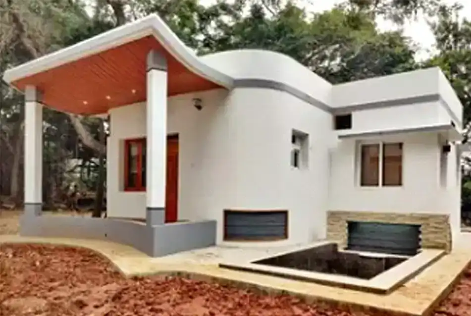 first 3D-printed House in India